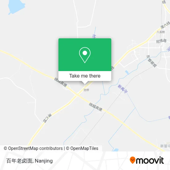 百年老卤面 map