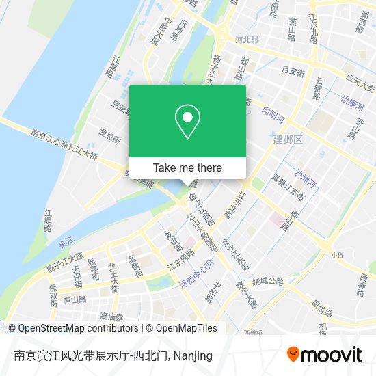 南京滨江风光带展示厅-西北门 map