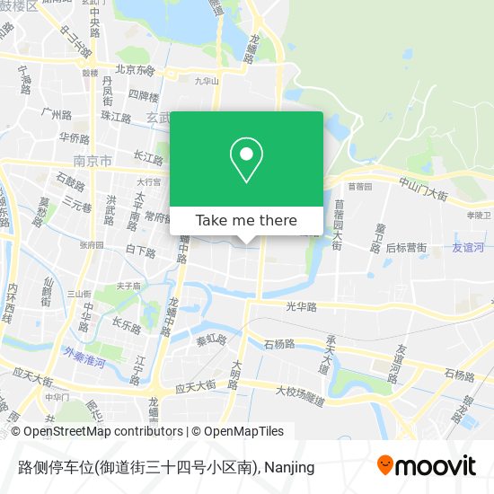 路侧停车位(御道街三十四号小区南) map