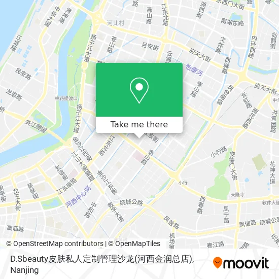 D.Sbeauty皮肤私人定制管理沙龙(河西金润总店) map