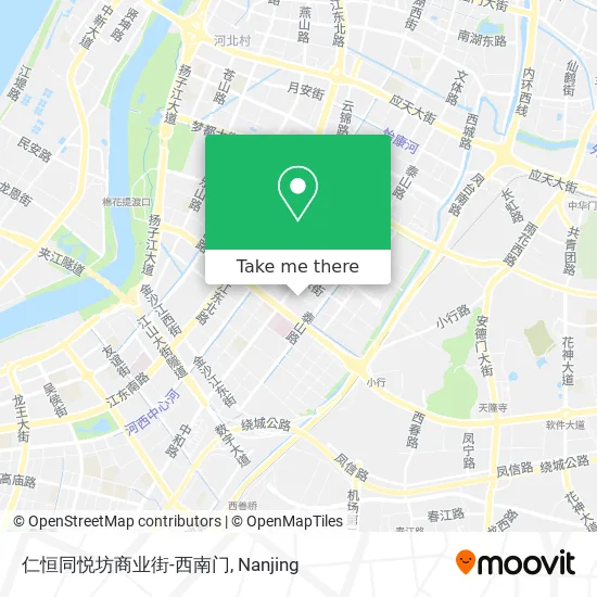 仁恒同悦坊商业街-西南门 map