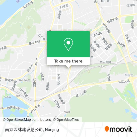 南京园林建设总公司 map