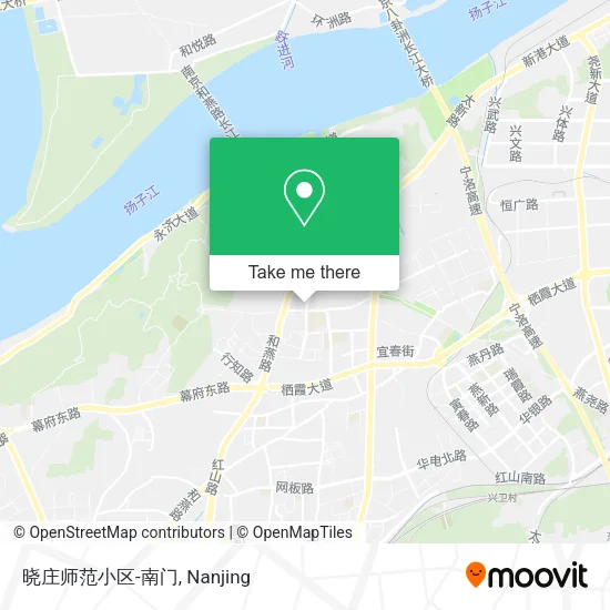 晓庄师范小区-南门 map