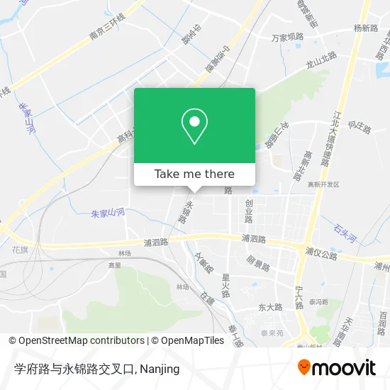 学府路与永锦路交叉口 map