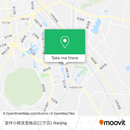 宠伴小精灵宠物店(江宁店) map