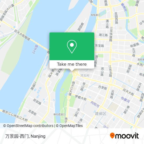 万景园-西门 map