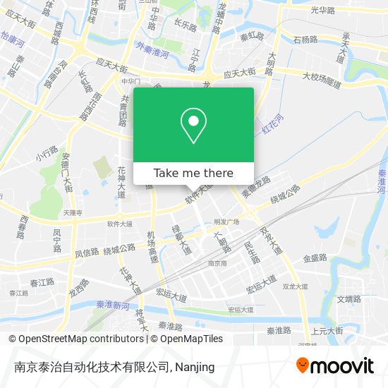 南京泰治自动化技术有限公司 map