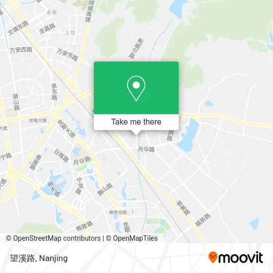 望溪路 map