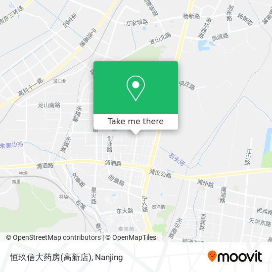 恒玖信大药房(高新店) map
