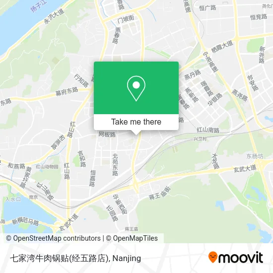 七家湾牛肉锅贴(经五路店) map