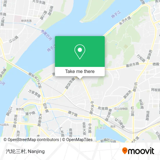 汽轮三村 map