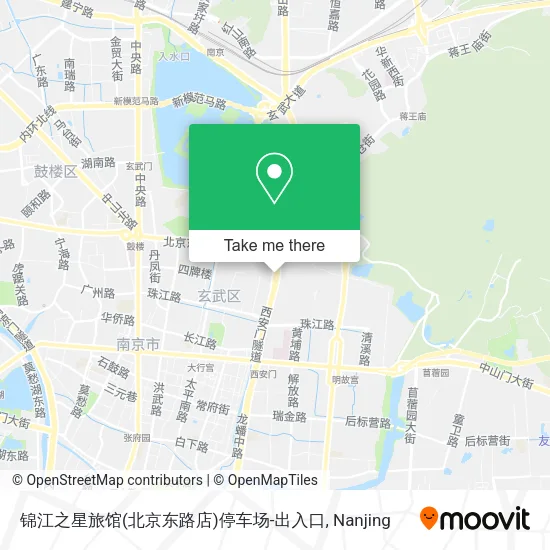 锦江之星旅馆(北京东路店)停车场-出入口 map