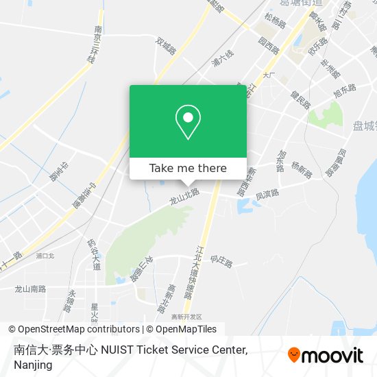 南信大·票务中心 NUIST Ticket Service Center map