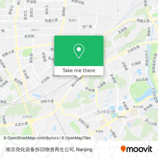 南京尧化设备拆旧物资再生公司 map