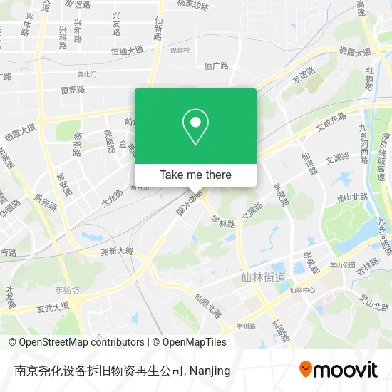 南京尧化设备拆旧物资再生公司 map