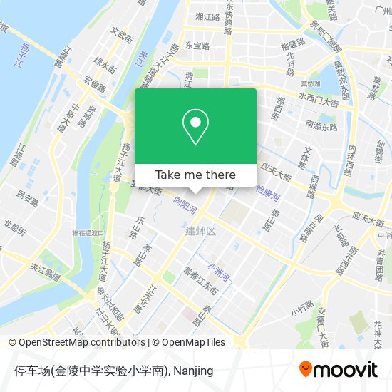 停车场(金陵中学实验小学南) map