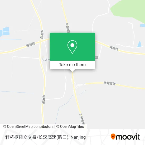程桥枢纽立交桥/长深高速(路口) map