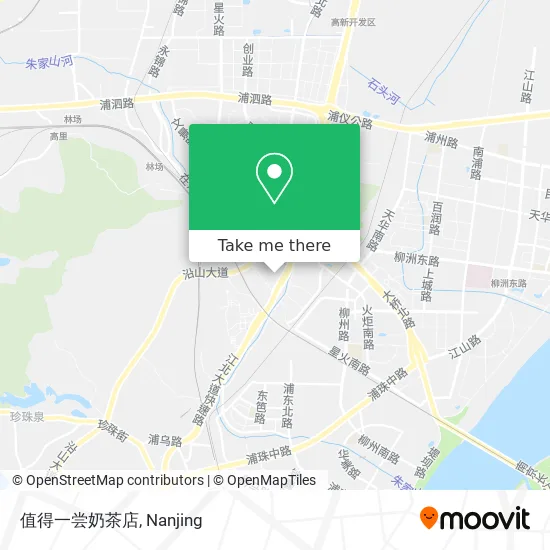 值得一尝奶茶店 map