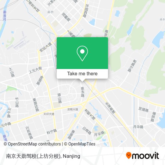 南京天勋驾校(上坊分校) map