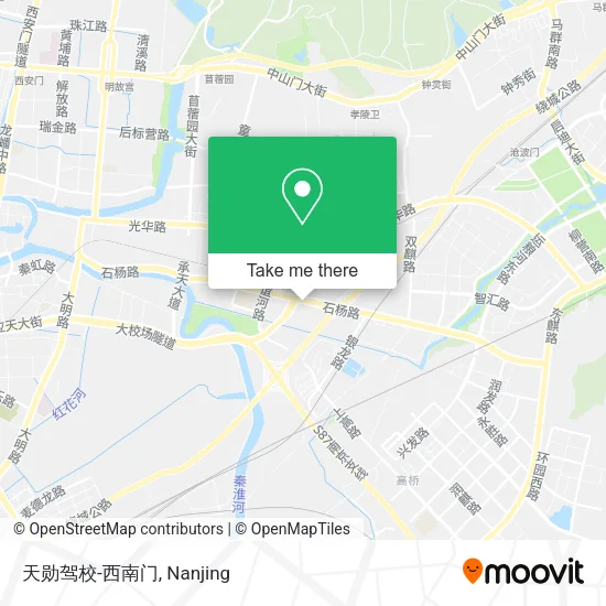 天勋驾校-西南门 map
