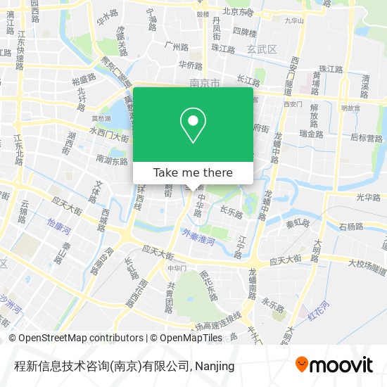 程新信息技术咨询(南京)有限公司 map
