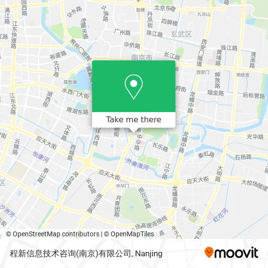 程新信息技术咨询(南京)有限公司 map