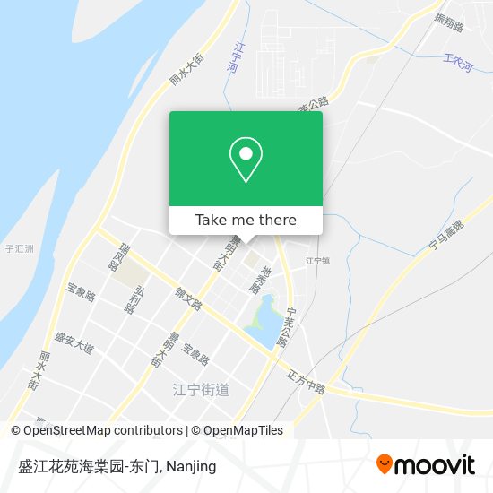 盛江花苑海棠园-东门 map
