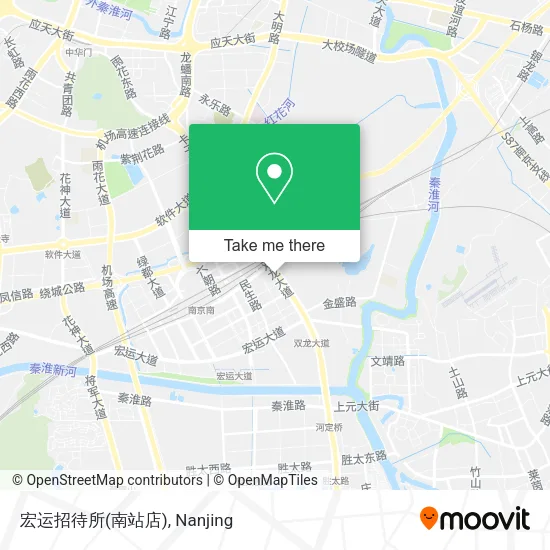 宏运招待所(南站店) map