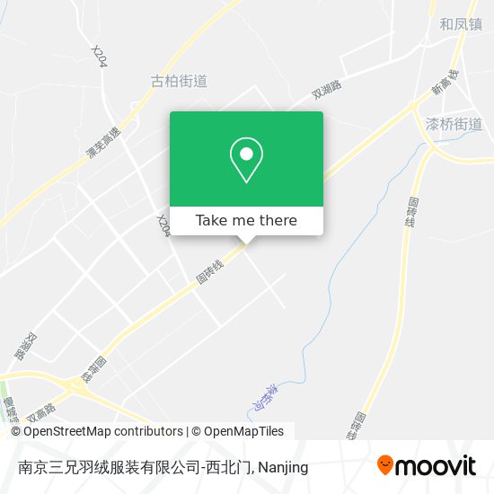 南京三兄羽绒服装有限公司-西北门 map