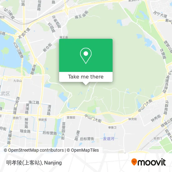 明孝陵(上客站) map