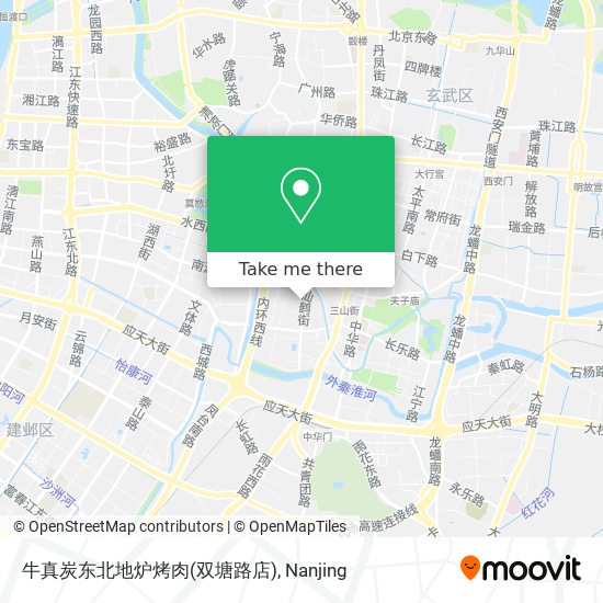 牛真炭东北地炉烤肉(双塘路店) map