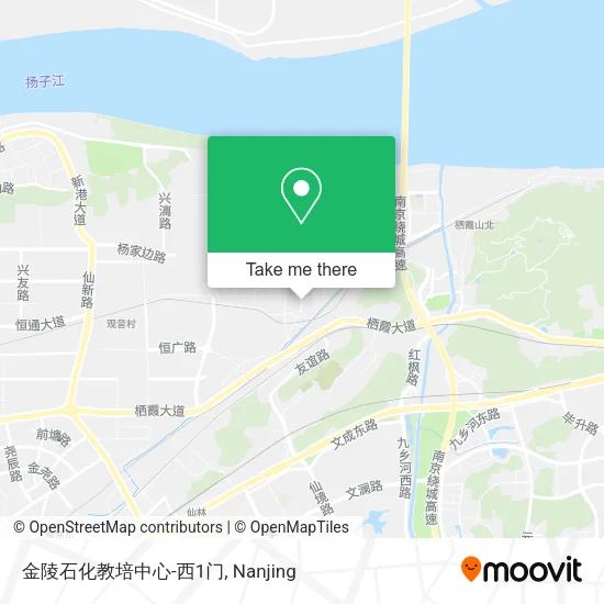 金陵石化教培中心-西1门 map