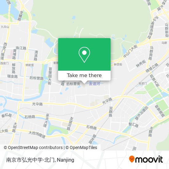 南京市弘光中学-北门 map
