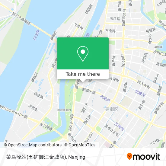 菜鸟驿站(五矿御江金城店) map
