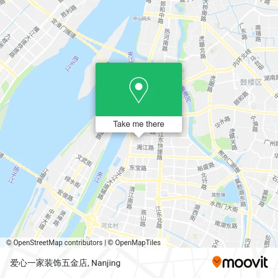 爱心一家装饰五金店 map