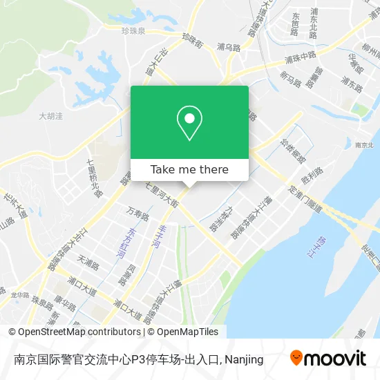 南京国际警官交流中心P3停车场-出入口 map