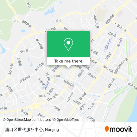 浦口区世代服务中心 map