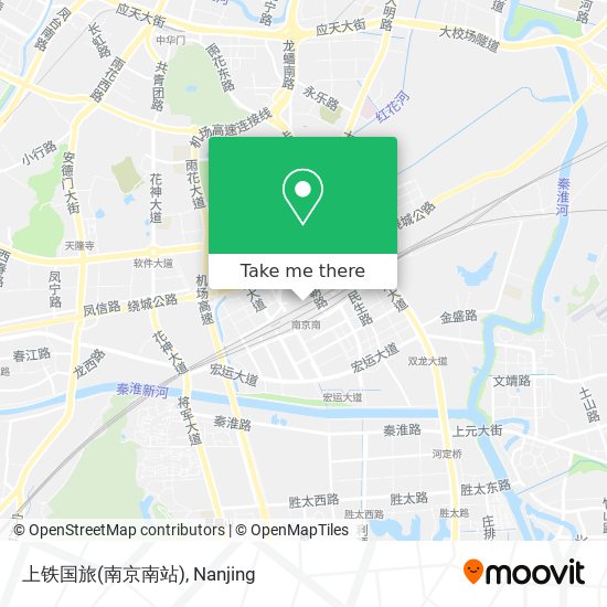 上铁国旅(南京南站) map