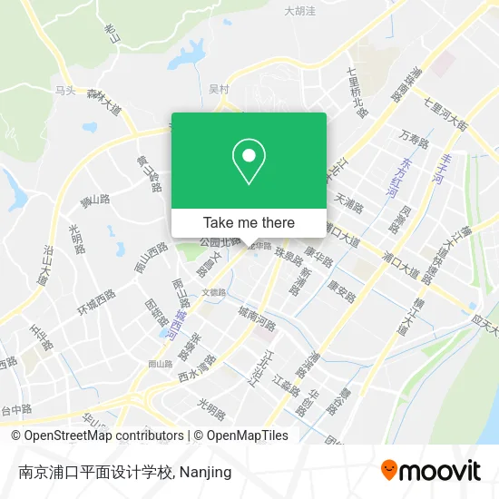 南京浦口平面设计学校 map