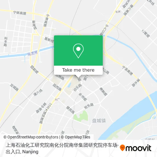 上海石油化工研究院南化分院南华集团研究院停车场-出入口 map