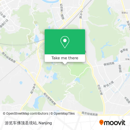 游览车佛顶圣境站 map