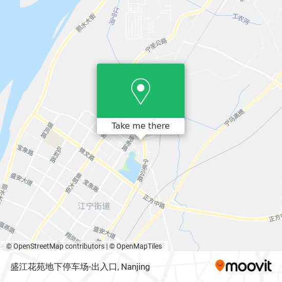 盛江花苑地下停车场-出入口 map