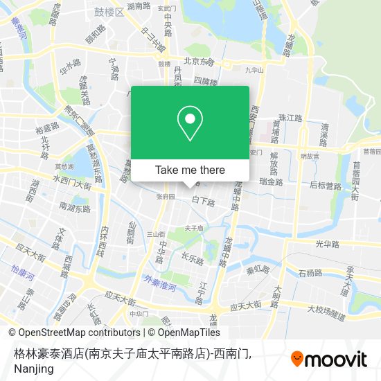 格林豪泰酒店(南京夫子庙太平南路店)-西南门 map
