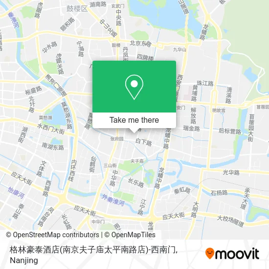 格林豪泰酒店(南京夫子庙太平南路店)-西南门 map