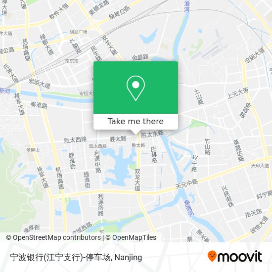 宁波银行(江宁支行)-停车场 map