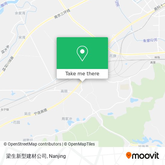 梁生新型建材公司 map