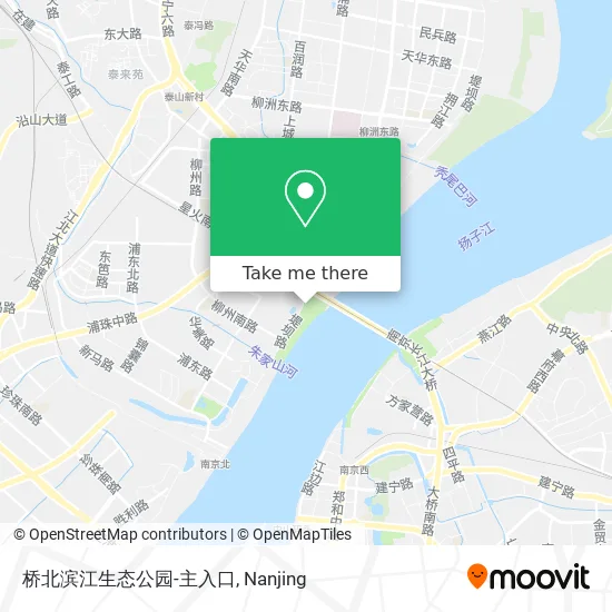 桥北滨江生态公园-主入口 map