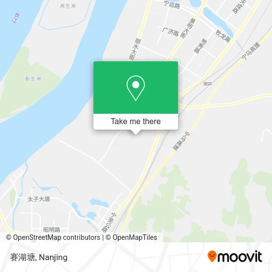 赛湖塘 map