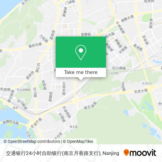 交通银行24小时自助银行(南京月香路支行) map