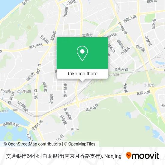 交通银行24小时自助银行(南京月香路支行) map
